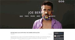 Desktop Screenshot of joebereta.com